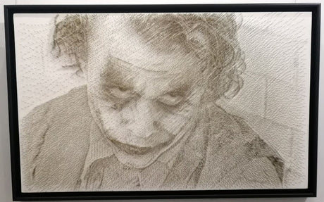 the joker framed original by artist george wolberg