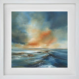 the journey begins framed print by artist alsion johnson