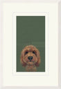 the look framed print by artist nicky litchfield