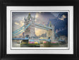 the other side print framed in black by artist jj adams