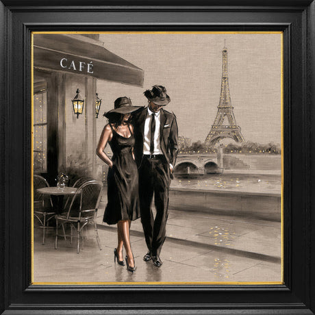 the promise of paris framed print by artist richard blunt