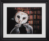 the silent assasin framed print by artist angus gardner