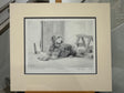 the spinney woodsman mounted print by artist mike sibley