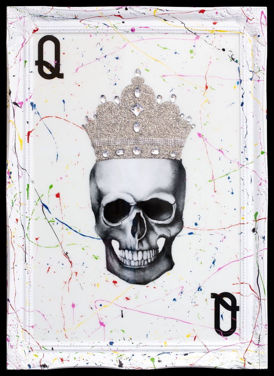 till death do us part queen framed print by artist ghost