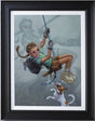 tomb me tomb yu canvas print framed in black by artist craig davison
