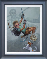 tomb me tomb you canvas print framed in grey by artist craig davison