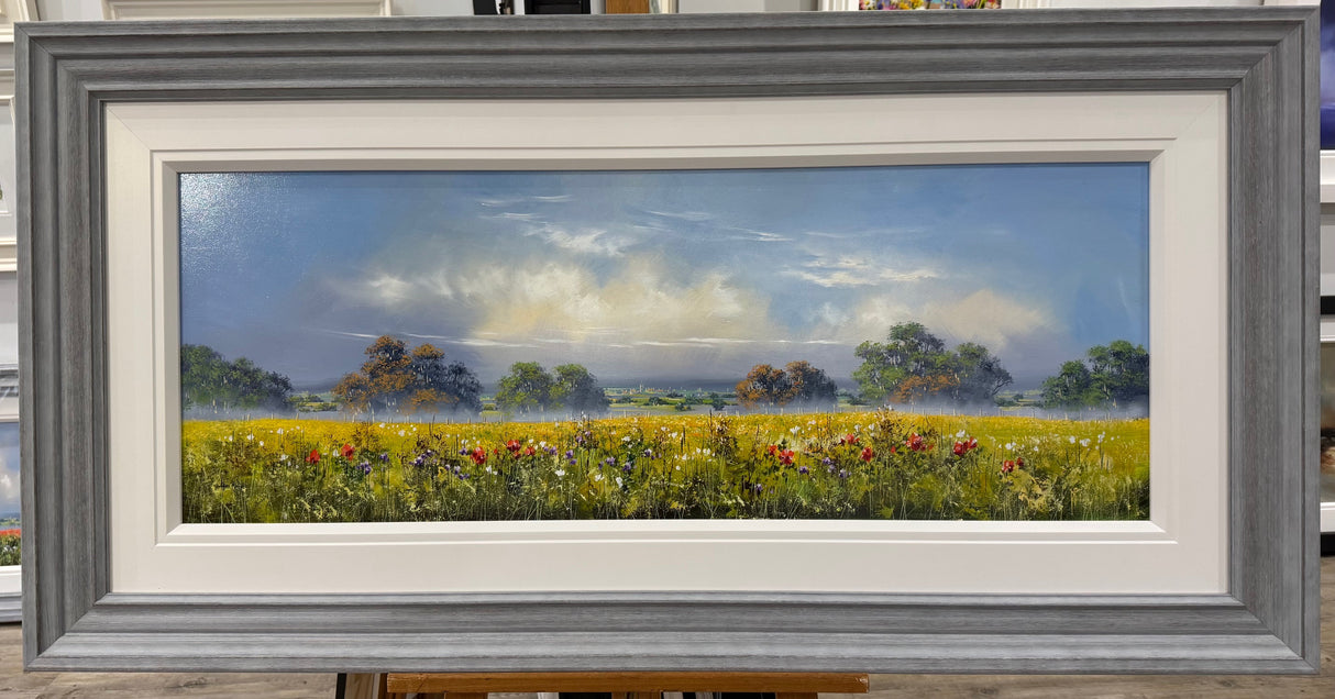 tranquil haven framed original by artist allan morgan