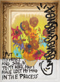 trouble mind of a artist mini framed print by artist ghost