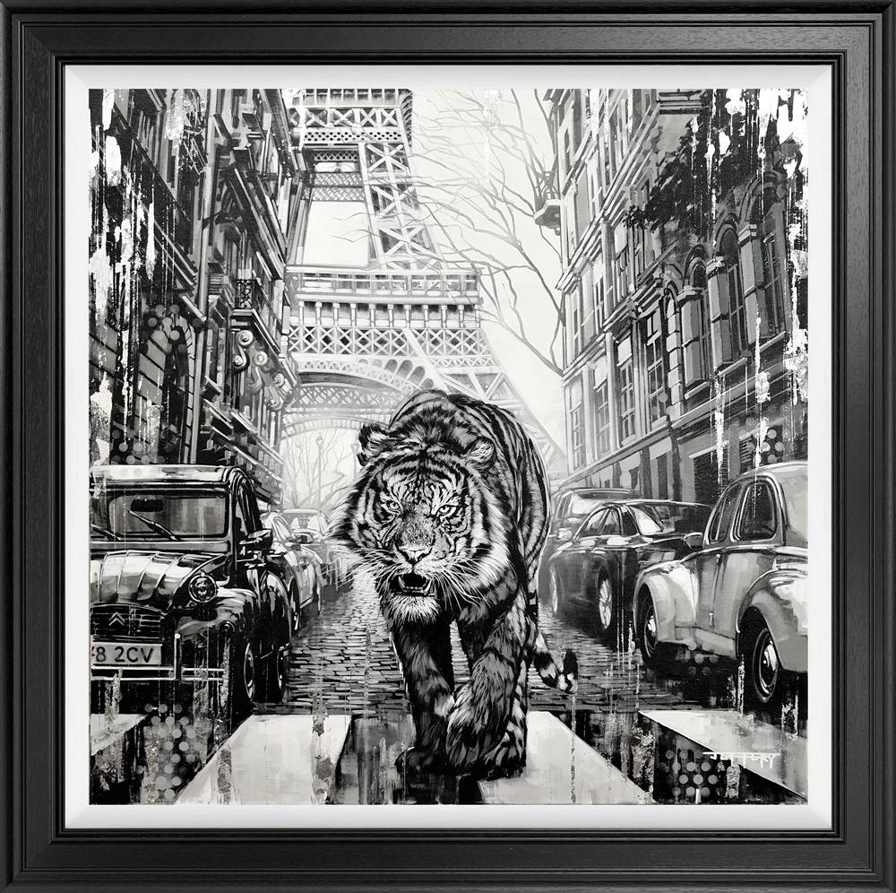 urban hunter frame print by artist ben jeffery