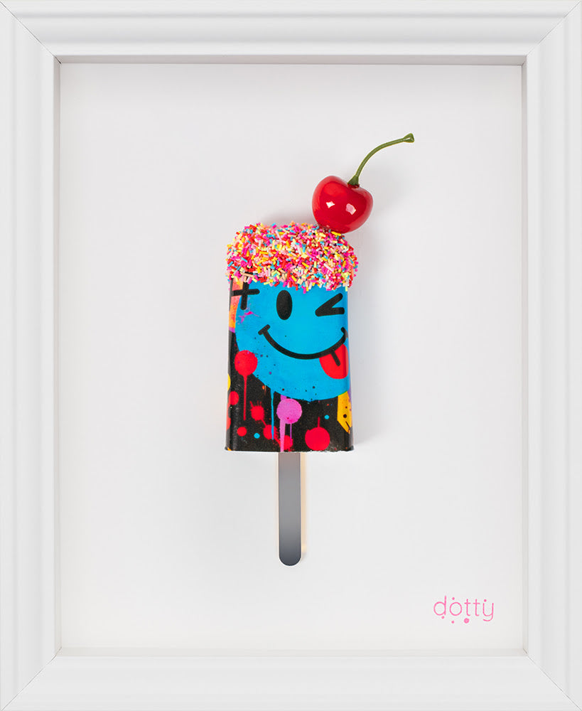 urban melt #2 framed 3d original by artist dotty