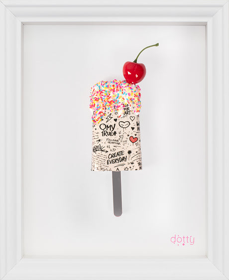 urban melt #3 framed 3d original by artist dotty