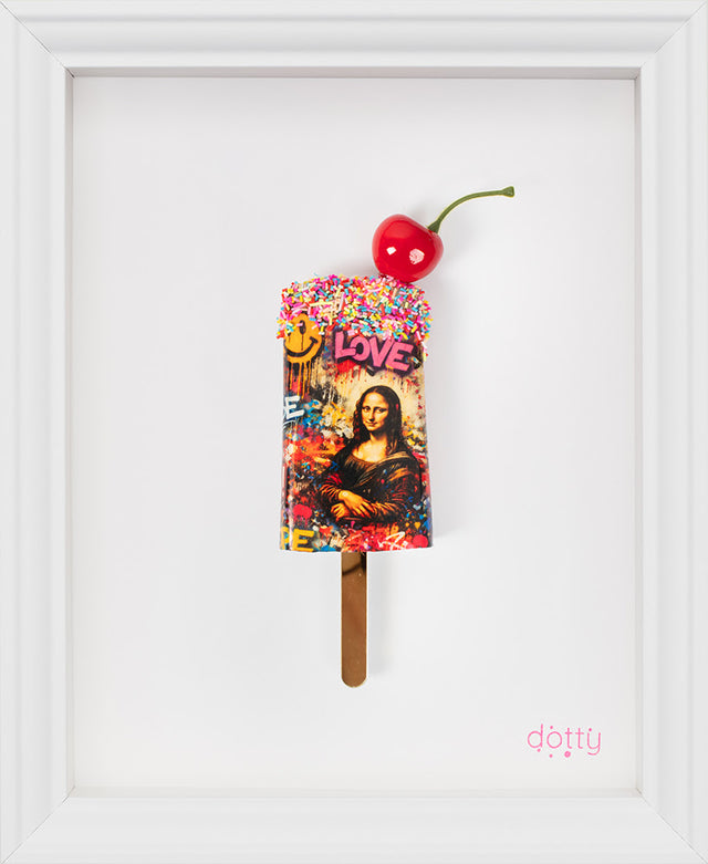 urban melt #6 framed 3d oriignal by artist dotty