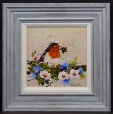 rosie framed original by artist rozanne bell
