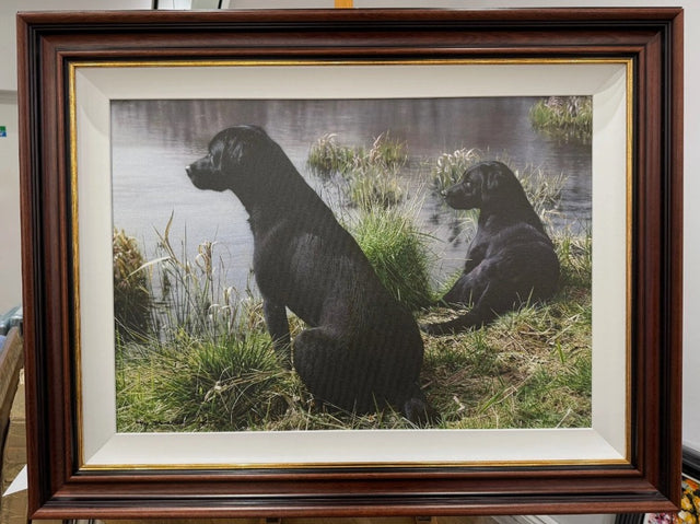 watching and waiting canvas print framed by artist steven townsend