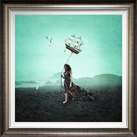 wendy deluxe framed print by artist michelle mackie