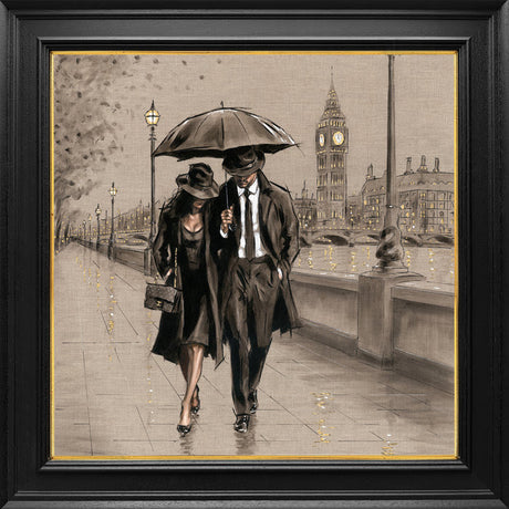 westminster and you framed print by artist richard blunt