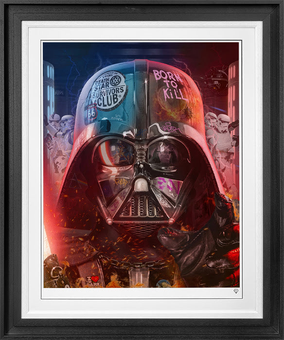 whos your daddy deluxe print framed by artist jj adams