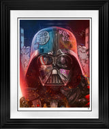 who your daddy print framed in black by artist jj adams