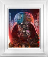 whos your daddy print framed in white by artist jj adams
