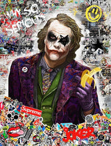 why so serious mounted print by artist zee