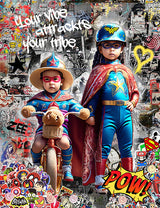 your vibe attract your tribe mounted print by artist zee