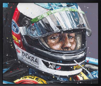 Picture of Schumi '94- Hand Embellished Canvas