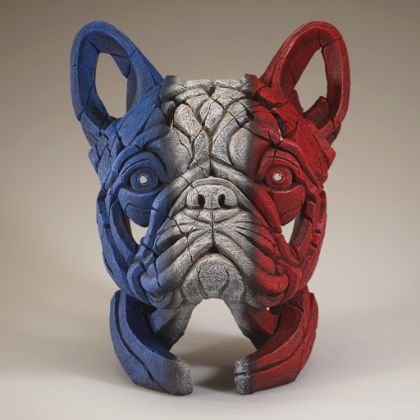 Picture of French Bulldog Bust - 'Tricolore'