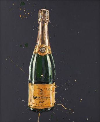 Picture of Cliquot- Hand Embellished Canvas