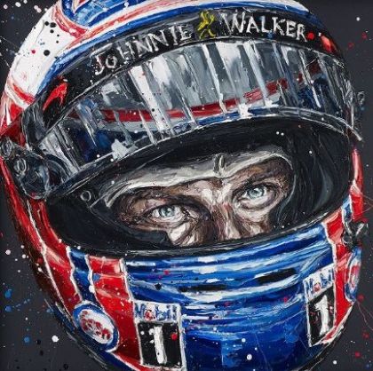 Picture of Jenson 2016- Hand Embellished Canvas