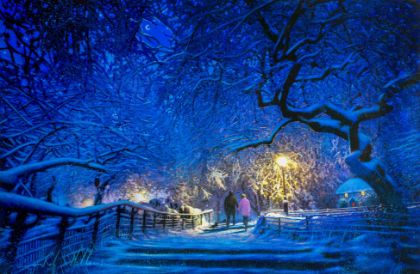 Picture of Snowy Evenings And Warm Embraces