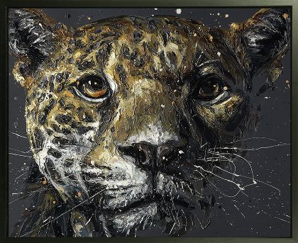 Picture of Ted- Hand Embellished Canvas