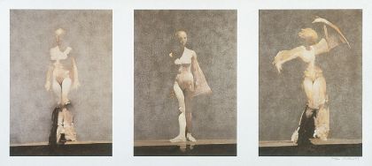 Picture of White Dancers Triptych