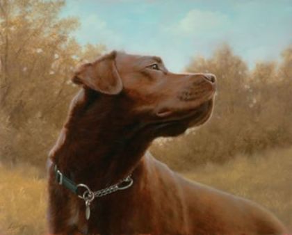 Picture of Hot Chocolate - Chocolate Labrador